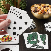 Jeu De Cartes Cartes de jeu de visage d'épinards (In Situ)