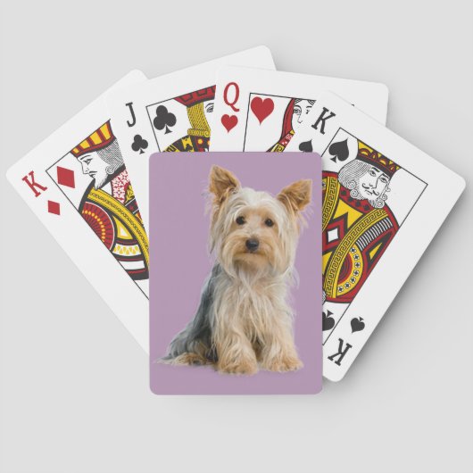 Jeu De Cartes Cartes de jeu de Yorkie (dos)