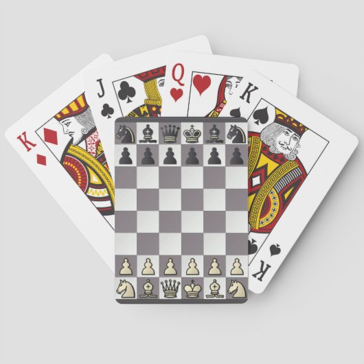 Jeu De Cartes Cartes de jeu d'échecs (dos)