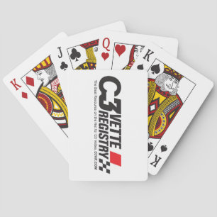 Jeu De Cartes Cartes de jeu d'enregistrement de C3 Vette