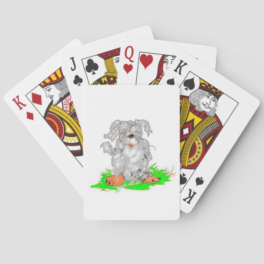 Jeu De Cartes Cartes de jeu Dessin d'un chien (dos)
