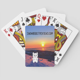 Jeu De Cartes Cartes de jeu d'examens de bête de neige de
