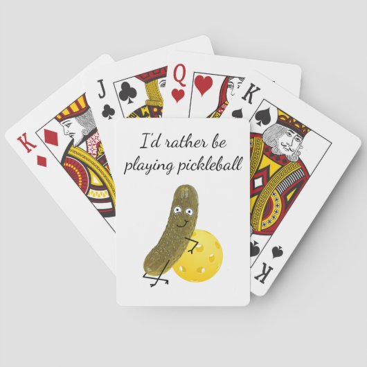 Jeu De Cartes Cartes De Jeu Dilly-O Pickleball (dos)