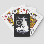 Jeu De Cartes Cartes de jeu d'ours de Snowmobile de Houghton (dos)