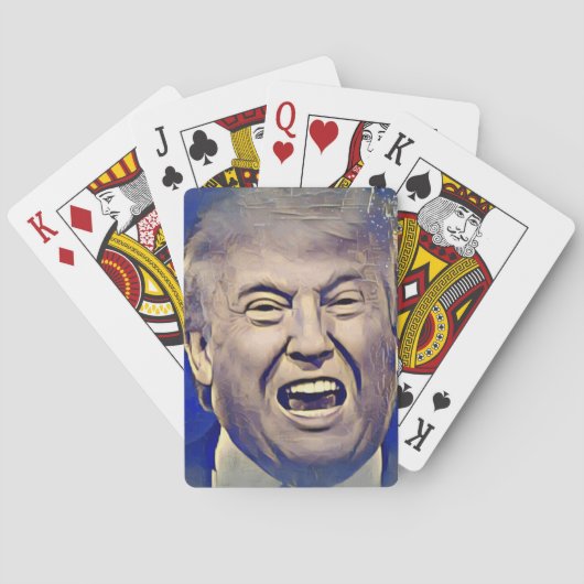 Jeu De Cartes Cartes de jeu drôles de Donald Trump (dos)