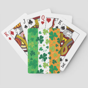 Jeu De Cartes Cartes de jeu du jour de St Patrick