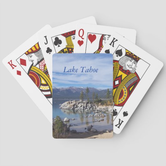 Jeu De Cartes Cartes de jeu du lac Tahoe (dos)