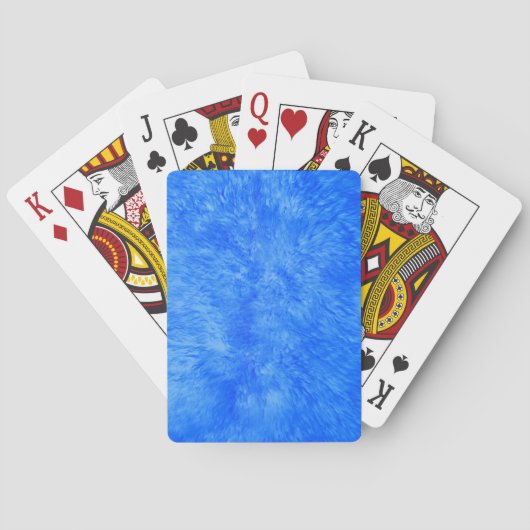 Jeu De Cartes Cartes de Jeu Frénésie Fourrure Bleue (dos)