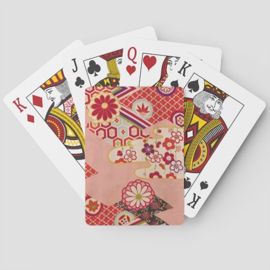 Jeu De Cartes Cartes de jeu japonaises vintages (dos)