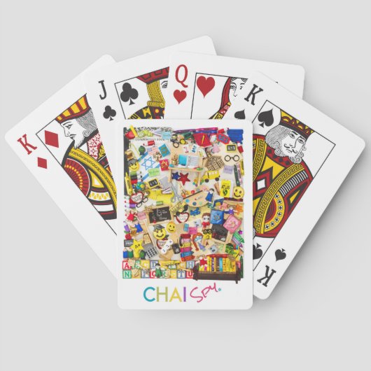 Jeu De Cartes Cartes de jeu juives d'école (dos)