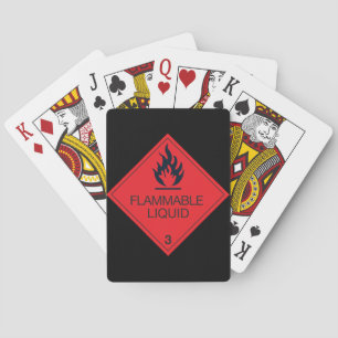 Jeu De Cartes Cartes de jeu liquides inflammables