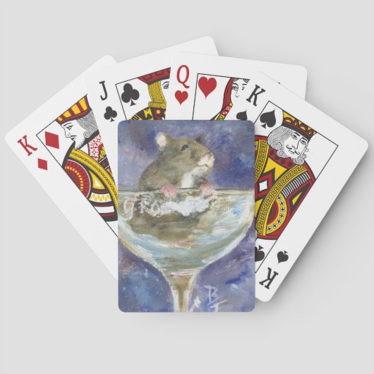 Jeu De Cartes Cartes de jeu naines de hamster (dos)