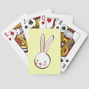 Jeu De Cartes Cartes de jeu personnalisées Bunny de Pâques