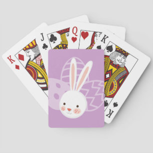 Jeu De Cartes Cartes de jeu personnalisées Bunny de Pâques