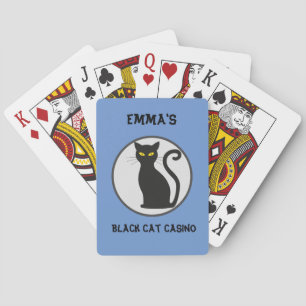 Jeu De Cartes Cartes de jeu personnalisées - Chat noir