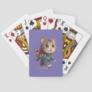 Jeu De Cartes Cartes de jeu pour chats mignons