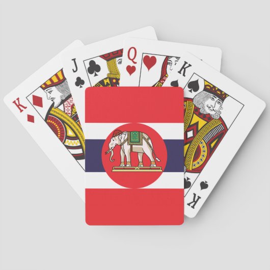 Jeu De Cartes Cartes de jeu thaïlandaises de drapeau (dos)