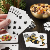 Jeu De Cartes Cartes de jeu très fâchées d'abeille (In Situ)
