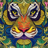 Jeu De Cartes Cartes de jeu Wild Tiger