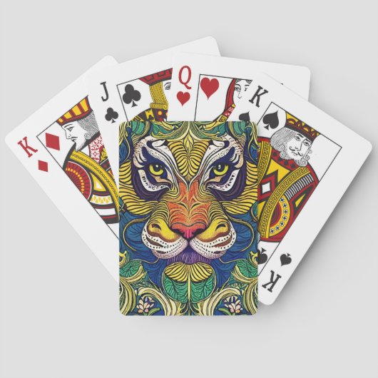 Jeu De Cartes Cartes de jeu Wild Tiger (dos)