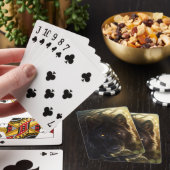 Jeu De Cartes Cartes de jeu Wolf Noir (In Situ)