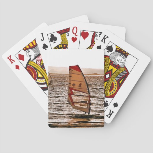 JEU DE CARTES CARTES DE JEUX DE PLANCHE À VOILE (dos)