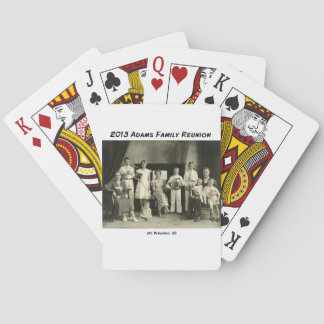 Jeu De Cartes Cartes de la Réunion de famille d'Adams 2013