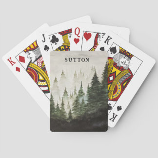 Jeu De Cartes Cartes de lecture À feuillage persistant personnal