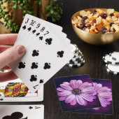 Jeu De Cartes Cartes de lecture à fleurs violettes (In Situ)