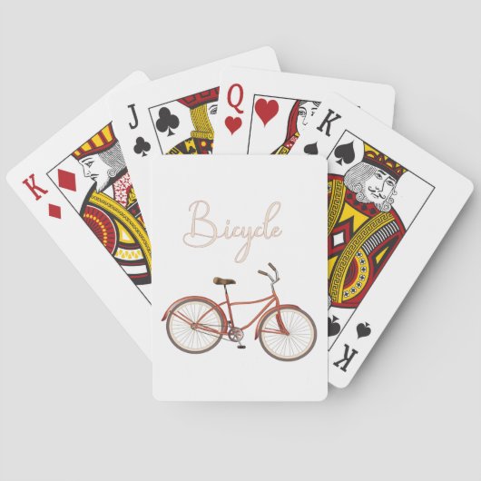Jeu De Cartes Cartes De Lecture À Vélo (dos)