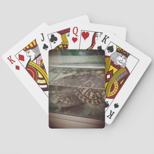 Jeu De Cartes Cartes de lecture Brown vintages (dos)