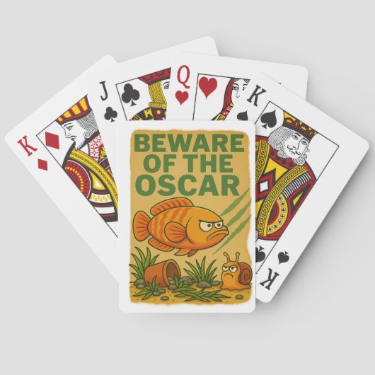 Jeu De Cartes Cartes de lecture Cichlid (dos)