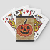 Jeu De Cartes Cartes de lecture classique avec visage Citrouille (dos)