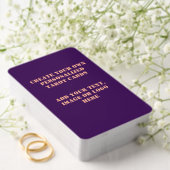 Jeu De Cartes Cartes de lecture classiques (Insitu (Mariage))