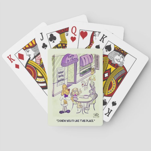 Jeu De Cartes Cartes de lecture classiques (dos)