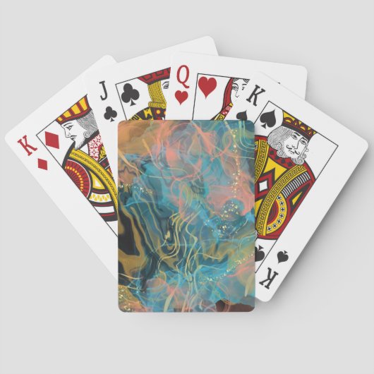 Jeu De Cartes Cartes de lecture classiques Conception abstraite (dos)