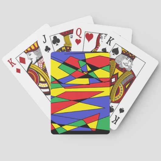 Jeu De Cartes Cartes de lecture couleur Abstraites (dos)