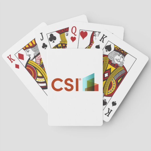 Jeu De Cartes Cartes de lecture CSI (dos)