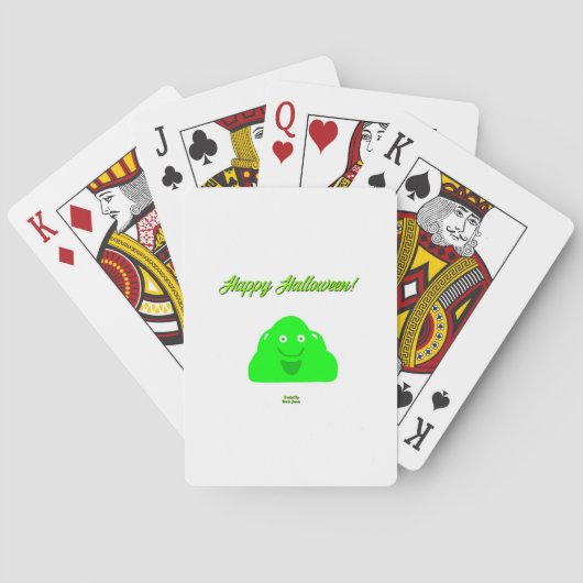 Jeu De Cartes Cartes de lecture de Blob Halloween (dos)