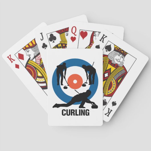 Jeu De Cartes Cartes de lecture de curling (dos)