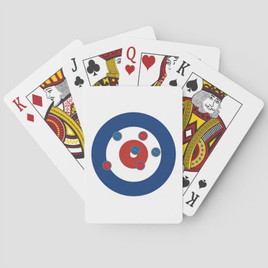 Jeu De Cartes Cartes de lecture de curling (dos)