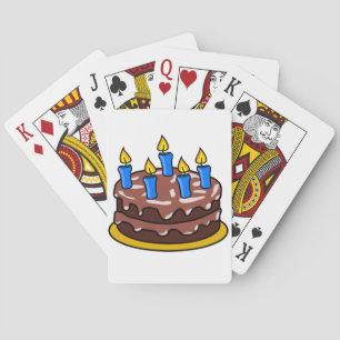 Jeu De Cartes Cartes de lecture de gâteau d'anniversaire