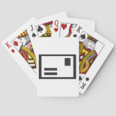 Jeu De Cartes Cartes de lecture de l'enveloppe noire (dos)