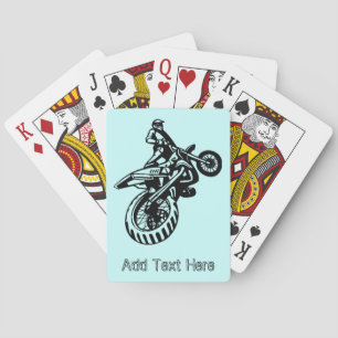 Jeu De Cartes Cartes de lecture de moto personnalisées
