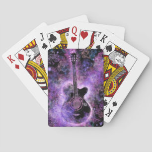 Jeu De Cartes Cartes de lecture de musique de guitare