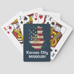 Jeu De Cartes Cartes de lecture d'état du Missouri personnalisée