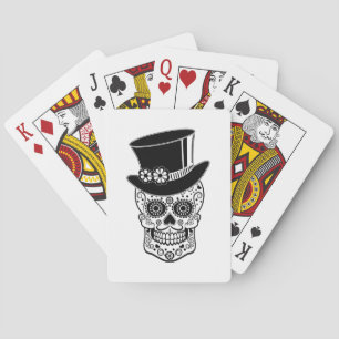 Jeu De Cartes Cartes de lecture du crâne de sucre de Gentleman