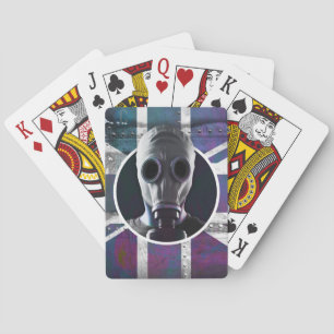 Jeu De Cartes Cartes de lecture du masque à gaz