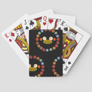 Jeu De Cartes Cartes de lecture du visage de singe