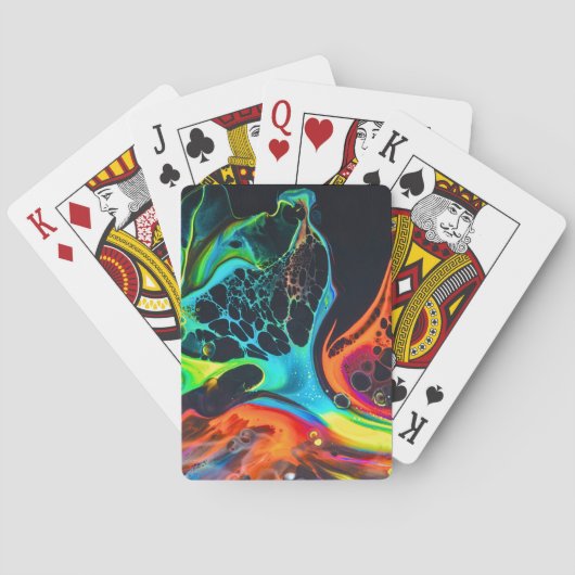 Jeu De Cartes Cartes de lecture Fluid Art (dos)